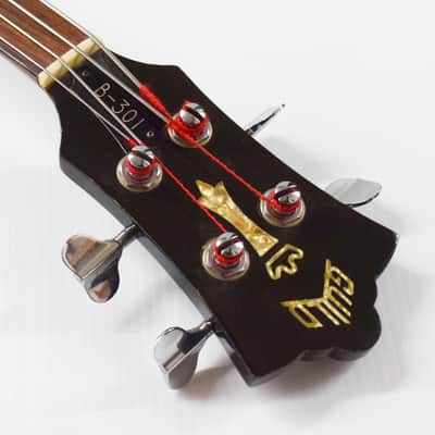 Guild B-301F Fretless Bass 1977 - Black image 8