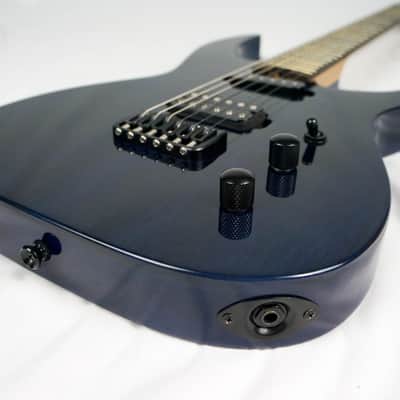 Swisher Handmade Machine 6 2022 Indigo Blue Electric Guitar image 3