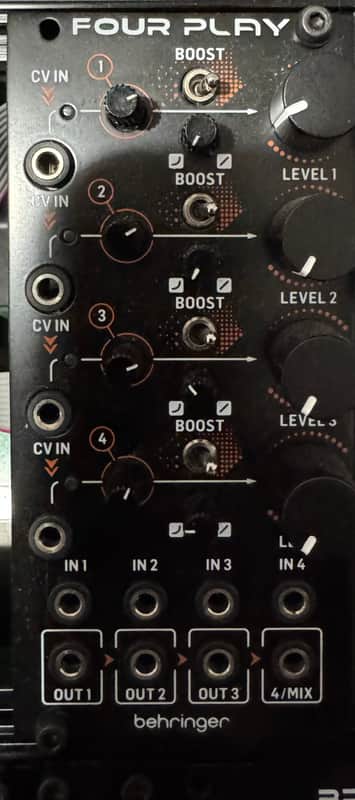 Behringer Four Play Eurorack Module 2021 - Present - Black image 1