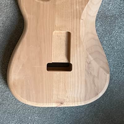 Fender American vintage style Stratocaster guitar body unfinished alder image 7