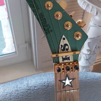 Bon Jovi - Richie Sambora owned 1987 Custom Kramer Custom Pacer 1987 Champagne Flip / Flop Flamed image 1