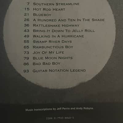 John Fogerty - Blue Moon Swamp - Guitar Tab / Tablature Book image 3