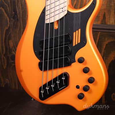 Dingwall NG3 "Nolly" Signature, 5-String, Matte Lambo Orange image 3