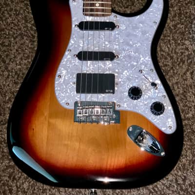 2022 Fender Player Stratocaster sunburst electric  guitar emg pickups image 7