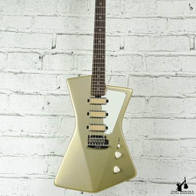 Sterling By Music Man St. Vincent Goldie Electric Guitar - Cashmere image 3