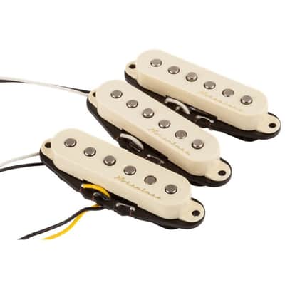Fender Vintage Noiseless Strat Pickup Set - Aged White image 1