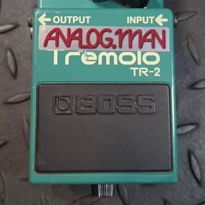 Boss TR-2 Tremolo Analogman Modded Super Added Volume Pot Mod Trem image 2