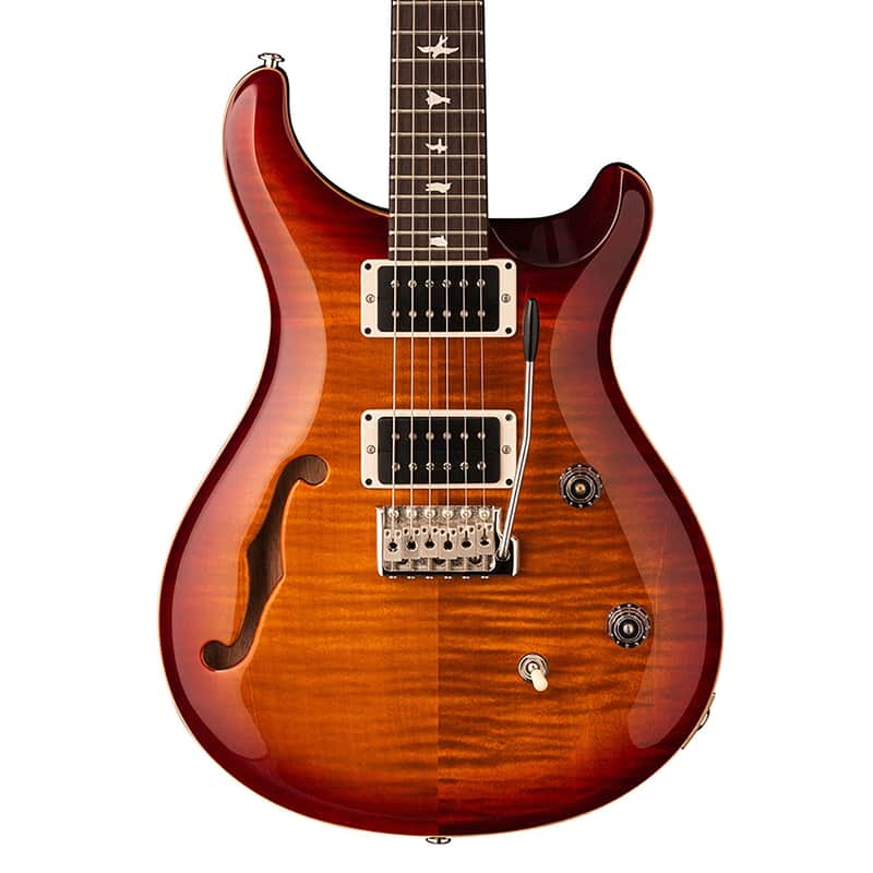 PRS CE24 Semi-Hollow - Dark Cherry Sunburst image 1