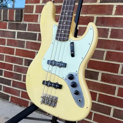 Nash JB-63, Cream, Ash Body, Maple Neck, Rosewood Fretboard, Light Aging, Lollar Vintage JB Set, Hardshell Case image 4