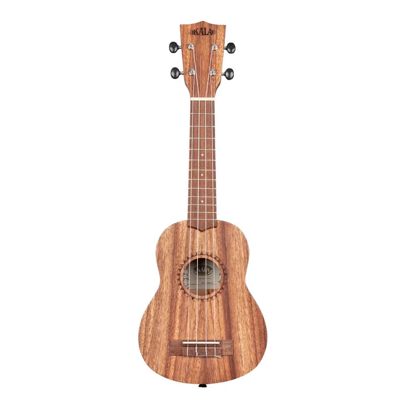 Kala KA-TEAK-S Teak Soprano Ukulele, Nandu Fretboard, Natural Satin image 1