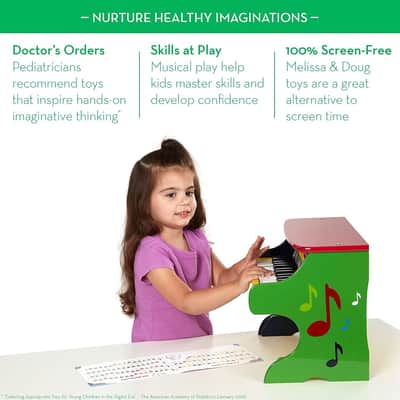 2013 Melissa & Doug Learn-To-Play Rainbow Toy Piano for Ages 3+ image 7