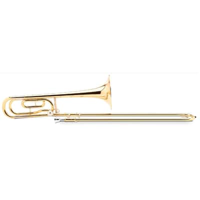 Yamaha YSL-448G Intermediate Tenor Trombone with Gold Brass Bell image 1