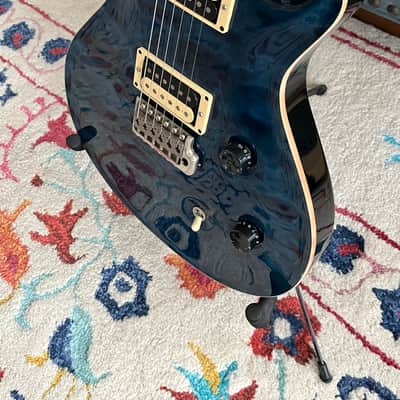 2004 PRS Single Cut - Blue Transparent image 5