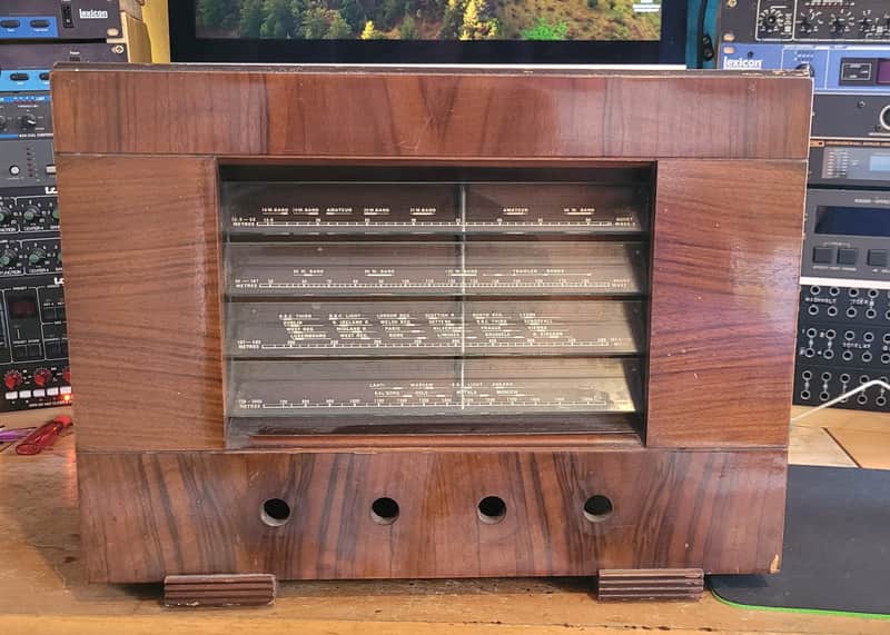 Vintage Antique HMV Jazz Blues Guitar Speaker Cab Cabinet - Elliptical Paper Cone - Beautiful Tone ! image 1