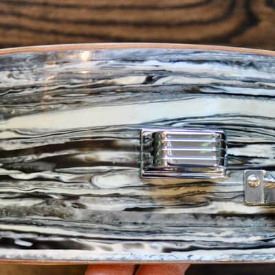Ludwig Oyster Black Pearl Downbeat 4x14" Snare : 1964 #78989 image 12
