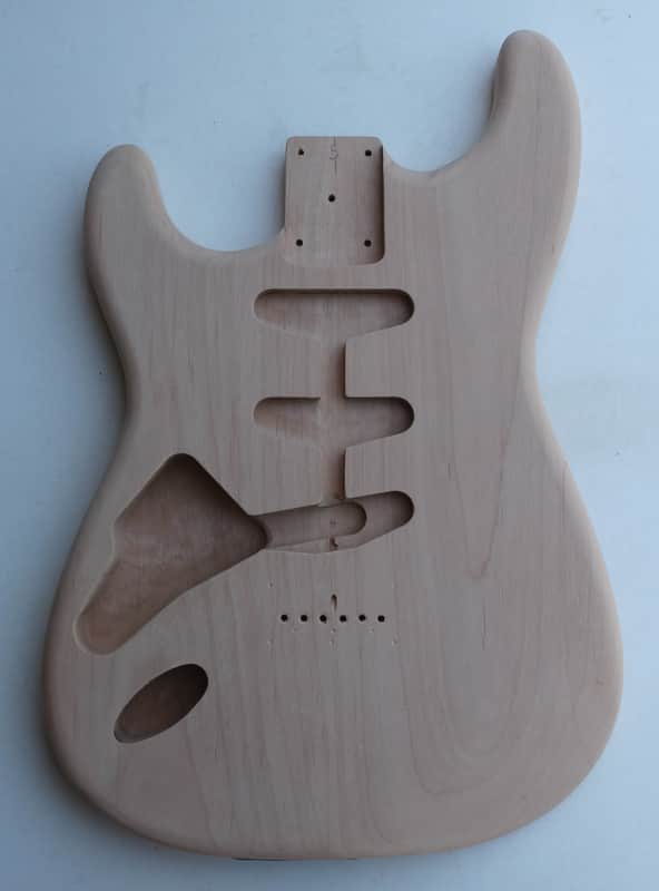 AMERICAN MADE STRAT CLASSIC STYLE BODY - LEFT HANDED - ALDER 1422 image 1