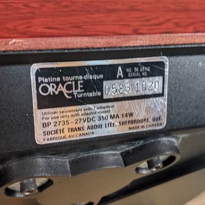 Oracle Alexandria Turntable with Oracle Prelude Tonearm and Sumiko Talisman B Cartridge - Local Pickup in Milwaukee WI image 22