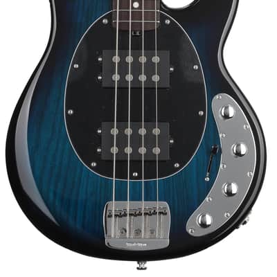 Ernie Ball Music Man StingRay Special 4 HH Bass Guitar - Pacific Blue Burst with Rosewood Fingerboard image 1