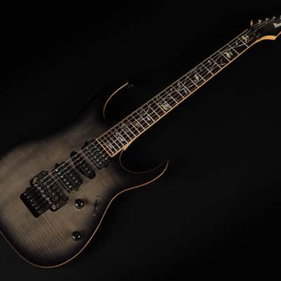 2020 Ibanez J. Custom RG8570Z-BRE with Ebony Fretboard - Black Rutile | Japan Custom Shop "AAA" Flame Top Tree of Life DiMarzio HSH Pickups Push/Pull Coil Split RG-8870 Upgrade | CoA OHSC image 5