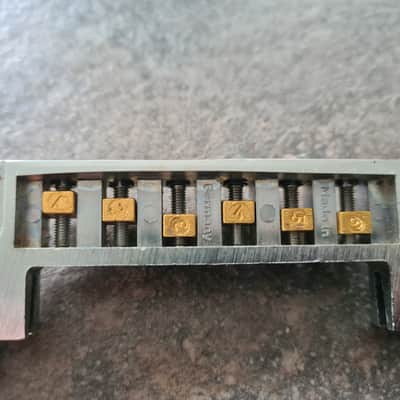 Vintage Schaller 455 Iommi Wraparound 2 piece bridge image 6