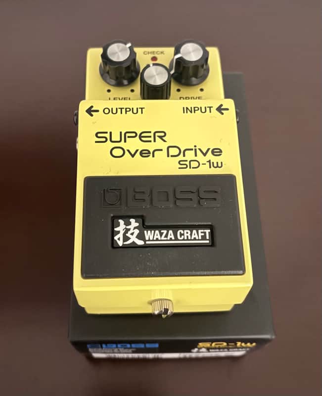 Boss SD-1W Super OverDrive Waza Craft 2015 - Present - Yellow image 1