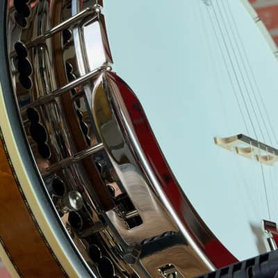 Deering Calico 5-String Banjo - Honey Amber image 11