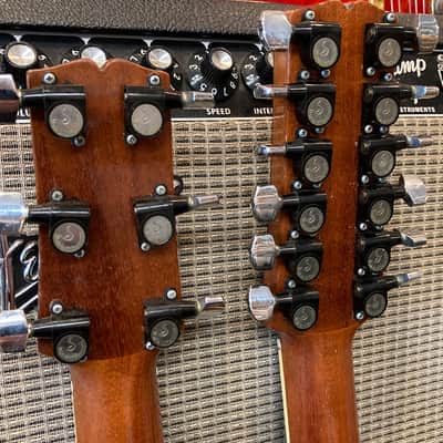 Lobue Double Neck ca 1975 - light sunburst image 9