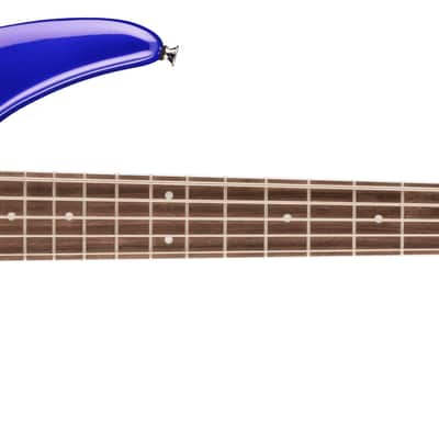 Jackson JS Series Spectra Bass Guitar JS3V, Laurel Fingerboard, Indigo Blue image 9