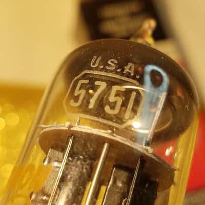 RCA ONE (1) 5751 support rod tNOS AT1000 TESTED Vacuum Tube dual triode 1961-1968 image 6