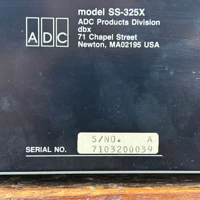 ADC SS-325X EQ Spectrum Analyzer with original microphone | Reverb