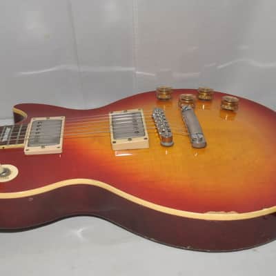 ORVILLE Les Paul Standard Cherry Sunburst Electric Guitar Ref No 7523 image 8
