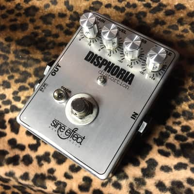Sine Effect Disphoria heavy distortion pedal of love Silver shiny box of joy image 1