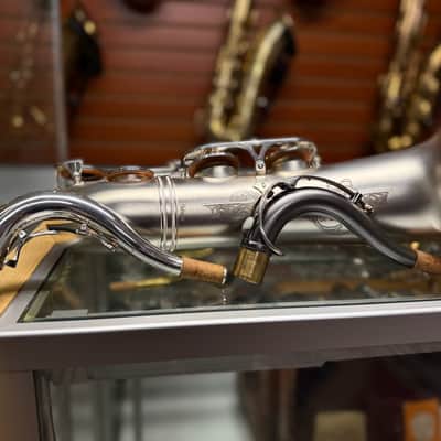 Cannonball Hotspur T5 Silver Black Big Bell Stone Series Tenor Saxophone image 3