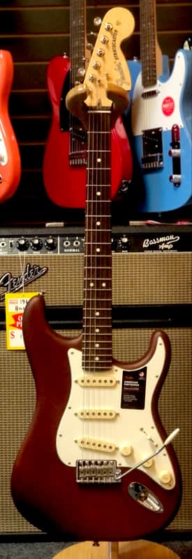 Fender American Performer Timber Stratocaster 2024 - Mocha image 1