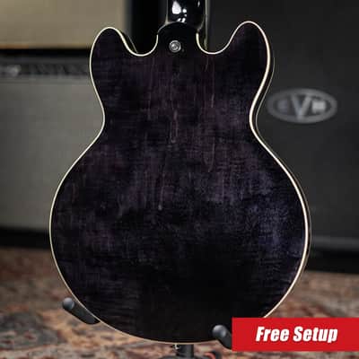 Gibson ES-339 Semi-Hollow Electric Guitar - Transparent Ebony with Hardshell Case image 2