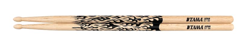 Tama 5A Oak - Red Rhythmic Fire image 1
