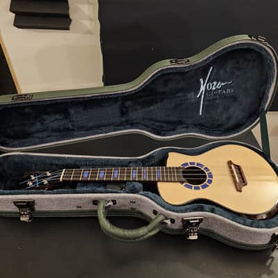 Hozen - Green Label Tenor Ukulele - German Spruce With Indian Rosewood w/ Case image 6