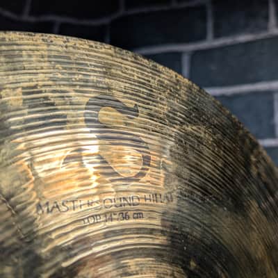 Zildjian S Series 14" Mastersound Hi‑Hat Cymbals – Brilliant Finish – Cutting, Bright, Modern Hi‑Hat Tone – Mastersound Wavy Bottom image 2