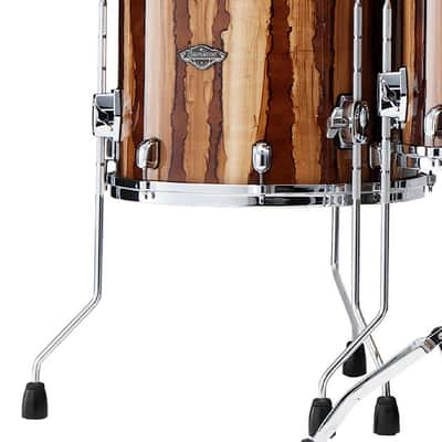 Tama MBSF14A-CAR Starclassic Performer Floor Tom 14" x 12" - Caramel Aurora/Chrome HW image 5