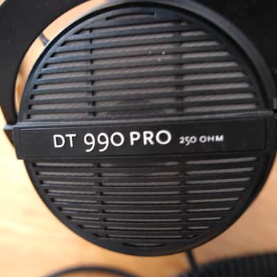 Beyerdynamic DT 990 Pro 250 Ohm Open-Back Over-Ear Monitoring Headphones 2010s - Black/Grey imagen 2