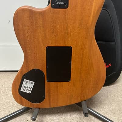 Fender American Acoustasonic Jazzmaster Acoustic Electric Guitar - Arctic White image 4