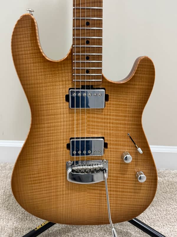 Ernie Ball Music Man Sabre with Maple Fretboard 2020 - 2024 - Honey Suckle image 1