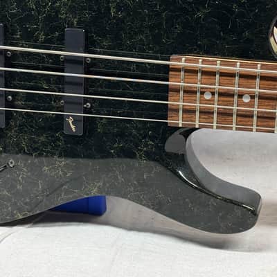 Fender HM Bass IV heavy metal 4-string Bass with Case - MIJ Made In Japan 1989 - 1990 - Green / Gold image 7