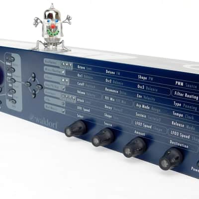 Waldorf Micro Q Synthesizer Rack Blue + Neuwertig + 1,5 Jahre Garantie image 4