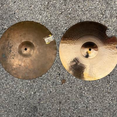 Paiste Sound Edge 2002 1970s -Hi Hats  Vintage Stamped image 1