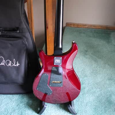 PRS USA CE 24 2021 - Charcoal Purpleburst Limited black satin neck image 4