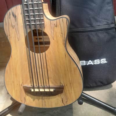 Kala UBASS-SP-MAPL-FS Spalted Maple U-Bass with Electronics 2010s - Natural image 2