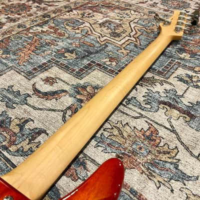 Mike Lull JT5-24 Custom 5-String Bass – Fireglo Finish image 6