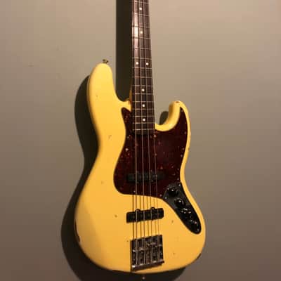 Relic Fender Jazz bass Vintage white image 3