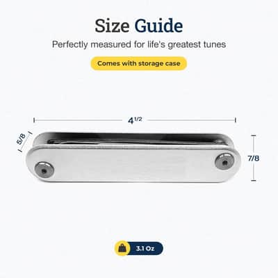 4 1/2 X 7/8 X 5/8 Inch Pocket Tool Set for Harmonica Service & Maintenance, Suited for All Brands image 2